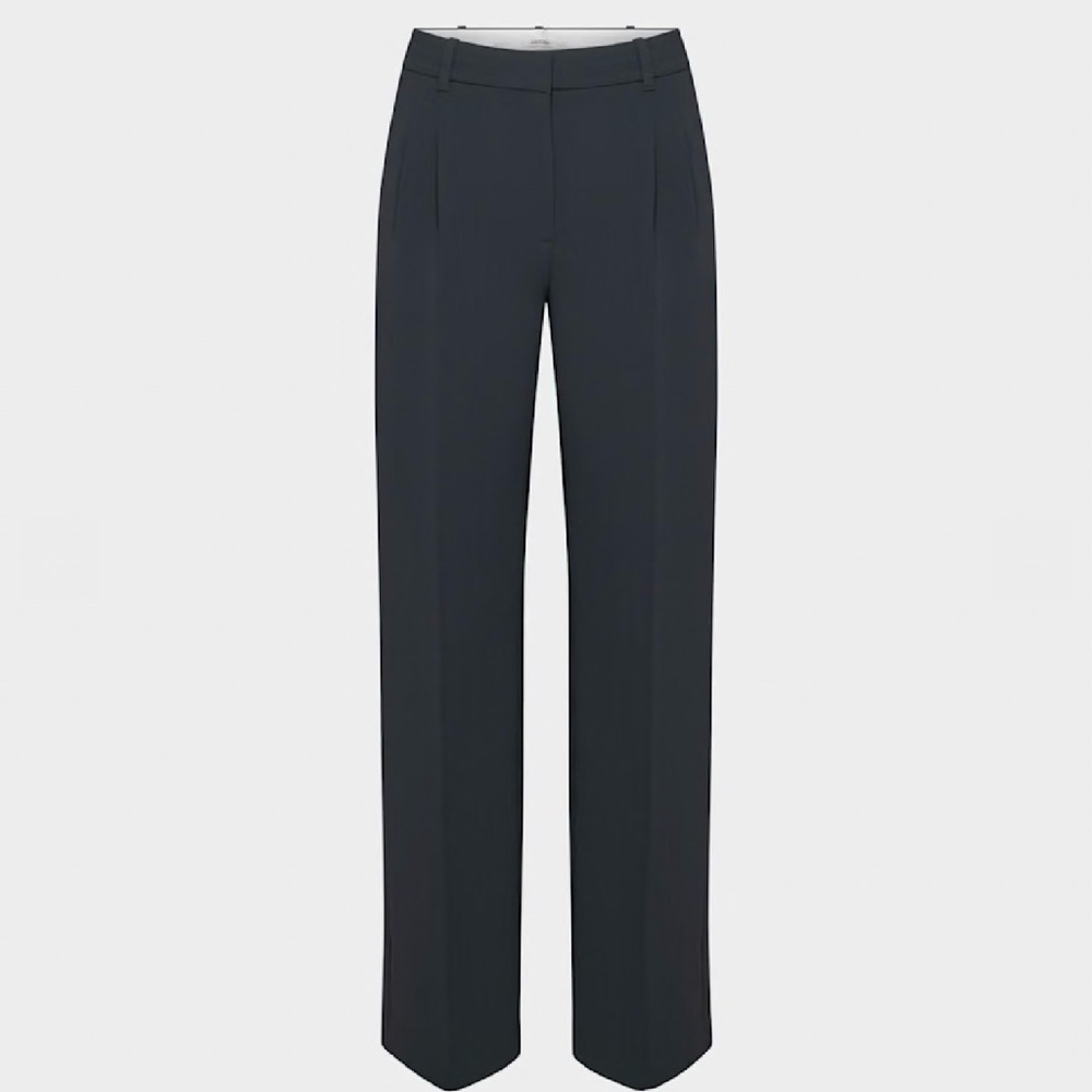 The Effortless Pant™ - Crepette ™ Regular Dark Night Navy High Rise